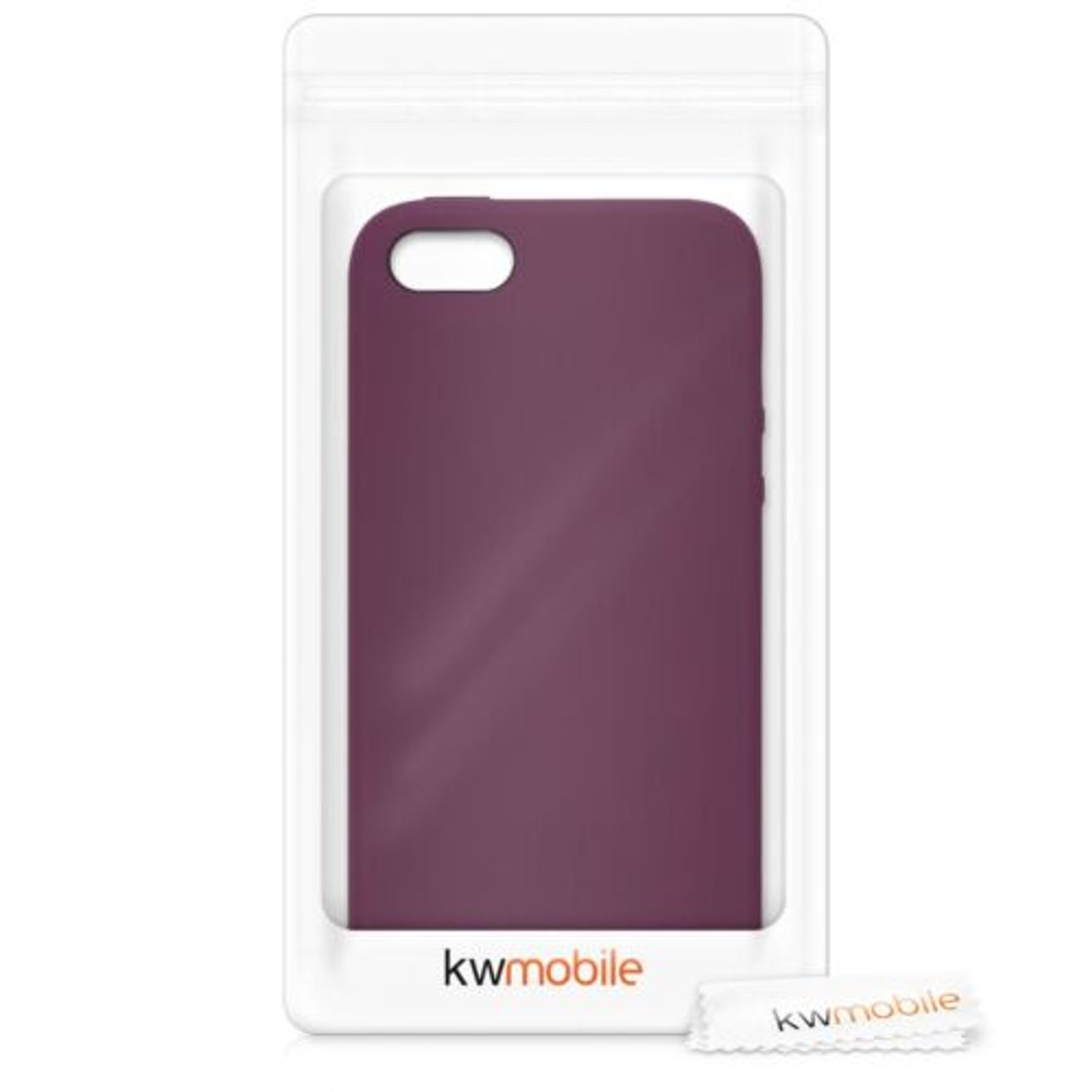 Husa pentru Apple iPhone 5/iPhone 5s/iPhone SE, Silicon, Violet, 42766.187 fotografia produsului View 7 L