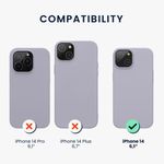 Husa Kwmobile pentru Apple iPhone 14, Silicon, Mov, 59071.139 fotografia produsului View 2 S