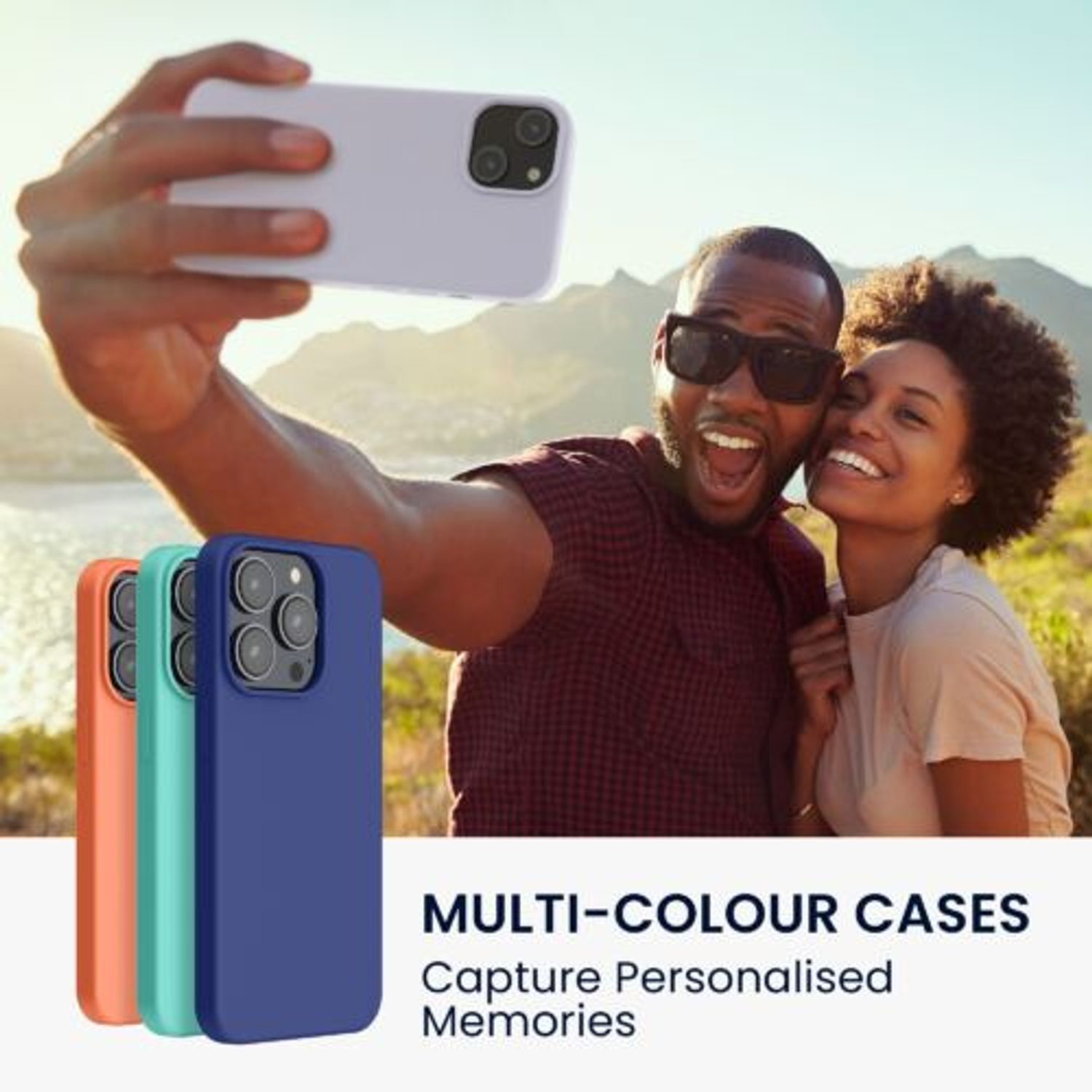 Husa Kwmobile pentru Apple iPhone 14, Silicon, Mov, 59071.139 fotografia produsului View 5 L