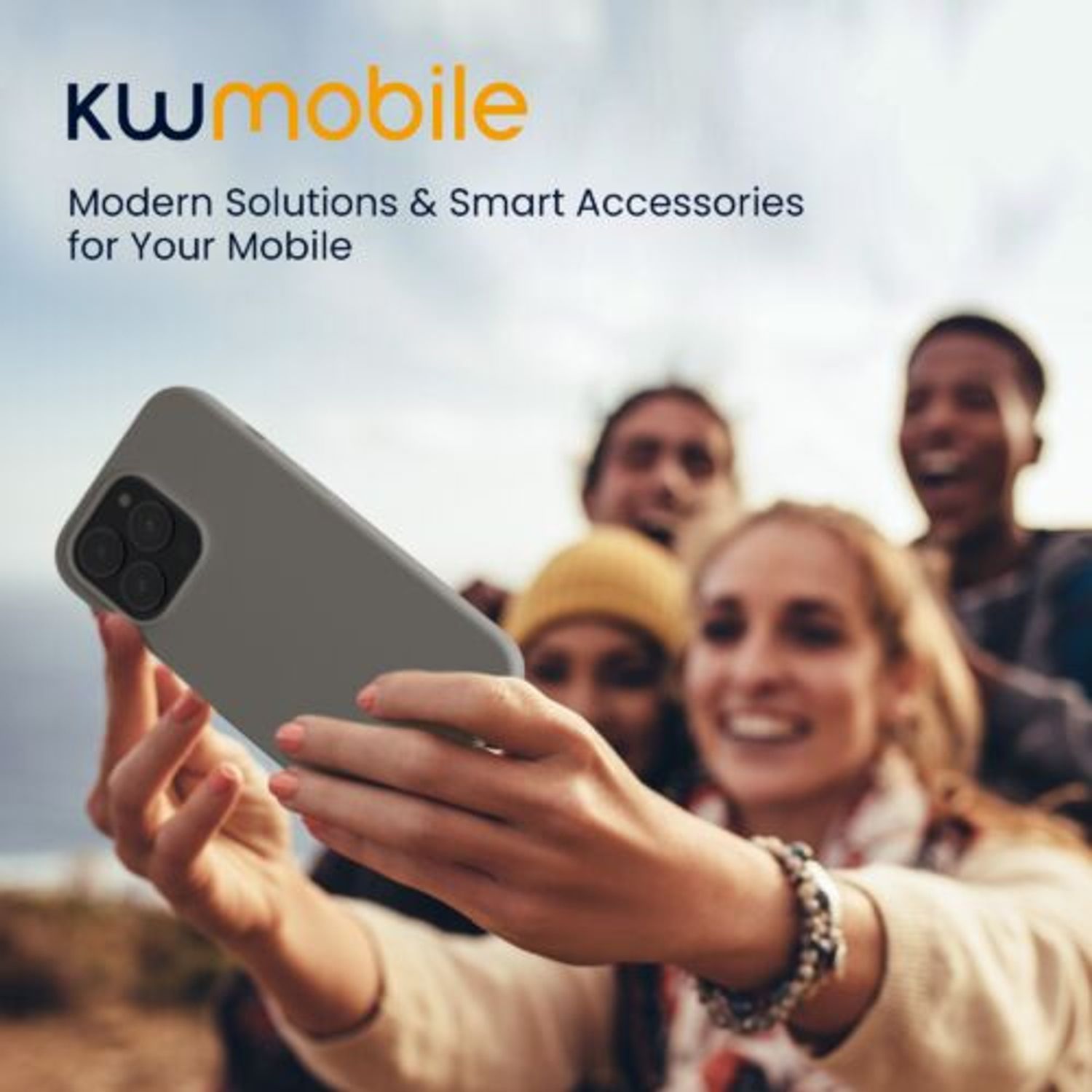 Husa Kwmobile pentru Apple iPhone 14 Pro, Silicon, Gri, 59073.155 fotografia produsului View 7 L