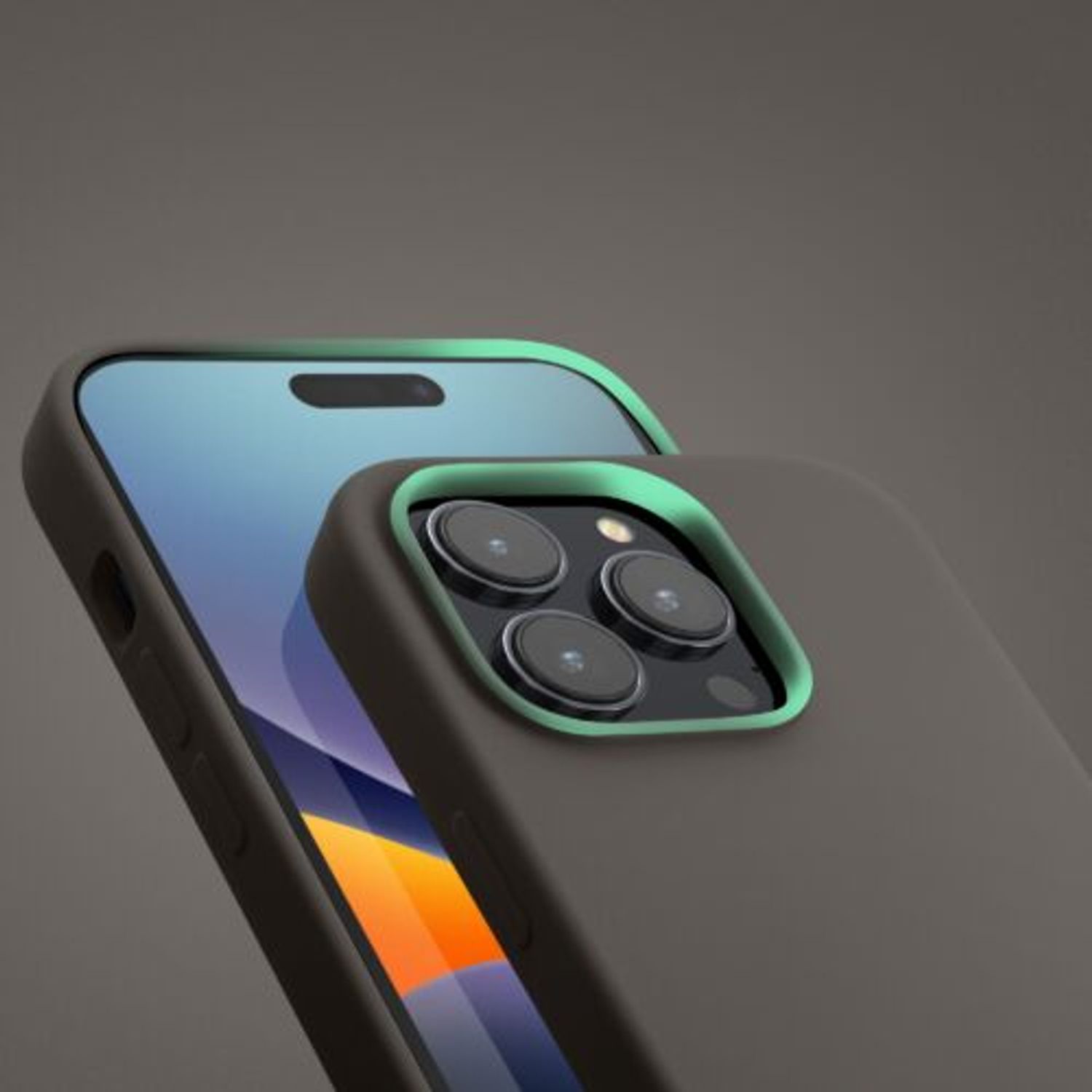 Husa Kwmobile pentru Apple iPhone 14 Pro, Silicon, Gri, 59073.155 fotografia produsului View 11 L