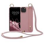 Husa Kwmobile pentru Apple iPhone 14 Plus, Silicon, Roz, 59096.193 fotografia produsului