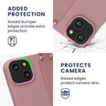 Husa Kwmobile pentru Apple iPhone 14 Plus, Silicon, Roz, 59096.193 fotografia produsului View 2 S