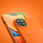 Husa Kwmobile pentru Apple iPhone 14 Plus, Silicon, Portocaliu, 59076.150 fotografia produsului View 12 S