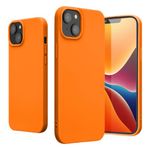 Husa Kwmobile pentru Apple iPhone 14 Plus, Silicon, Portocaliu, 59076.150 fotografia produsului