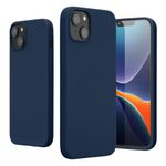 Husa Kwmobile pentru Apple iPhone 14 Plus, Silicon, Albastru, 59080.116 fotografia produsului