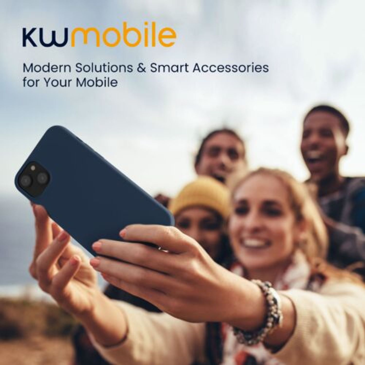 Husa Kwmobile pentru Apple iPhone 14 Plus, Silicon, Albastru, 59080.116 fotografia produsului View 7 L