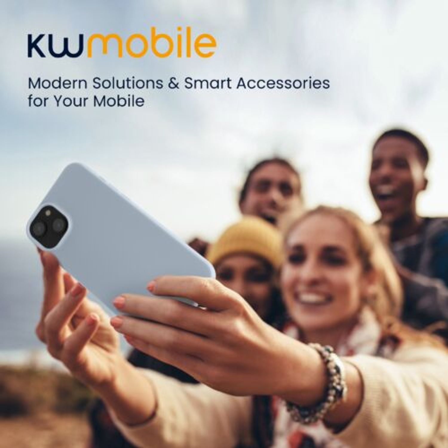 Husa Kwmobile pentru Apple iPhone 14 Plus, Silicon, Albastru, 59076.58 fotografia produsului View 7 L