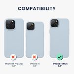 Husa Kwmobile pentru Apple iPhone 14 Plus, Silicon, Albastru, 59076.58 fotografia produsului View 2 S