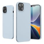 Husa Kwmobile pentru Apple iPhone 14 Plus, Silicon, Albastru, 59076.58 fotografia produsului