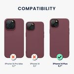 Husa Kwmobile pentru Apple iPhone 14 Plus, Silicon, Violet, 59080.209 fotografia produsului View 2 S