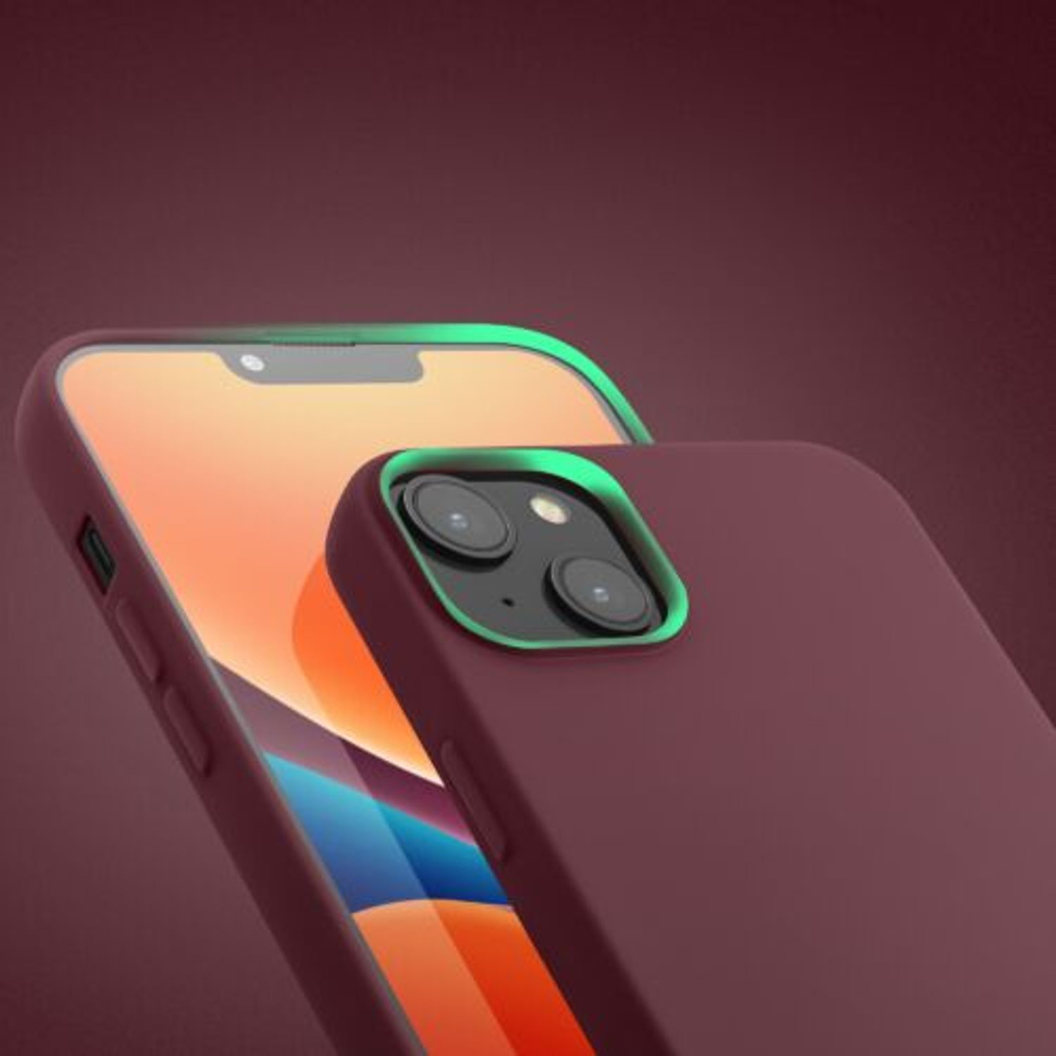 Husa Kwmobile pentru Apple iPhone 14 Plus, Silicon, Violet, 59080.209 fotografia produsului View 12 L