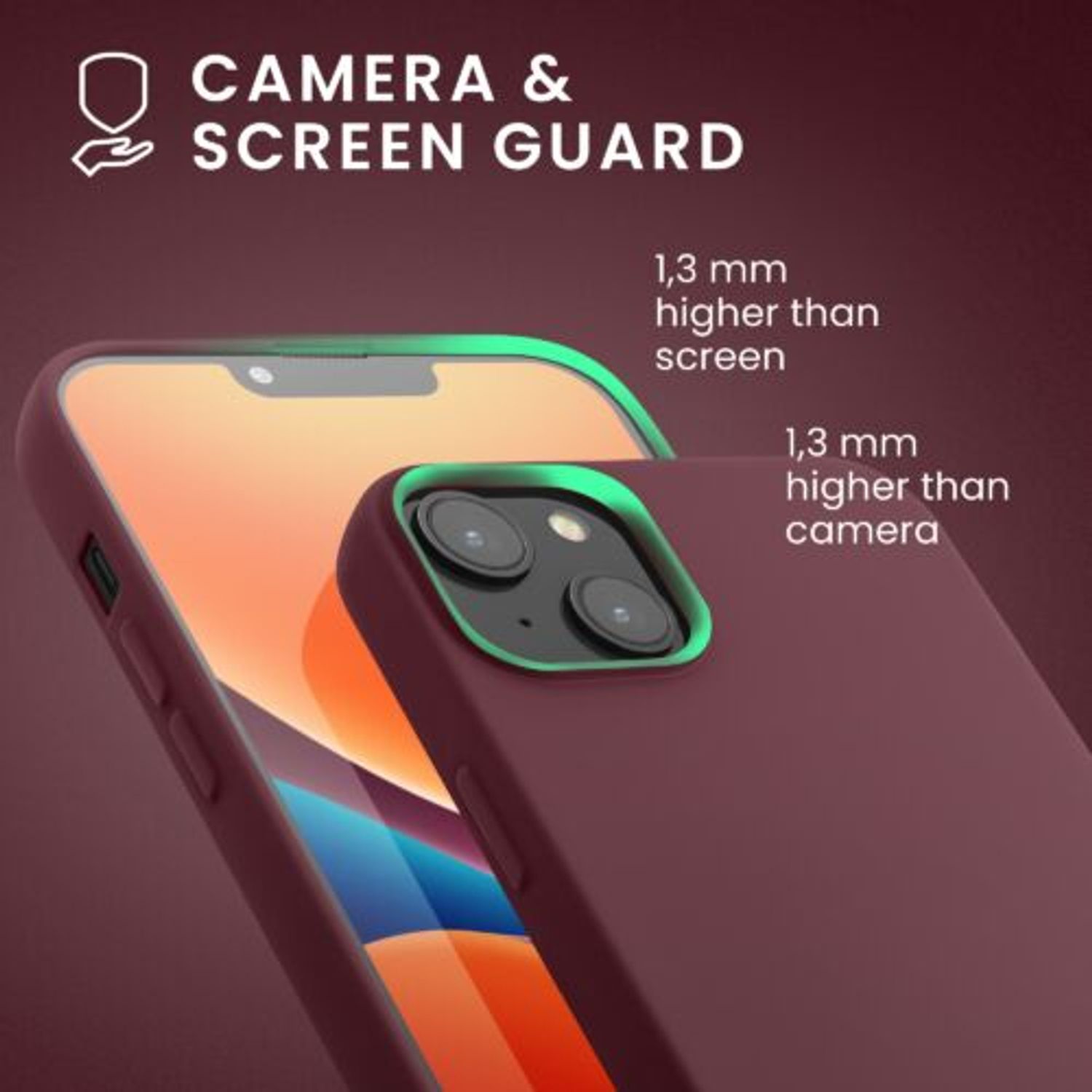 Husa Kwmobile pentru Apple iPhone 14 Plus, Silicon, Violet, 59080.209 fotografia produsului View 6 L