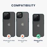 Husa Kwmobile pentru Apple iPhone 14 Pro, Silicon, Verde/Transparent, 59091.80 fotografia produsului View 2 S