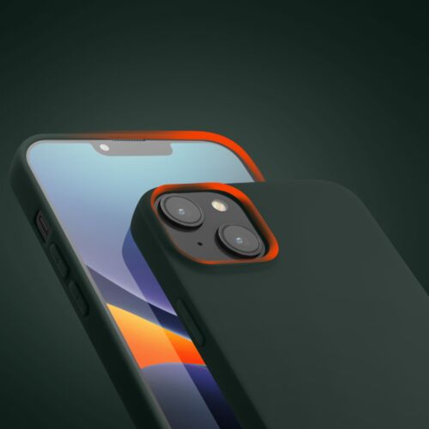 Husa Kwmobile pentru Apple iPhone 14 Plus, Silicon, Verde, 59076.169 fotografia produsului View 12 L