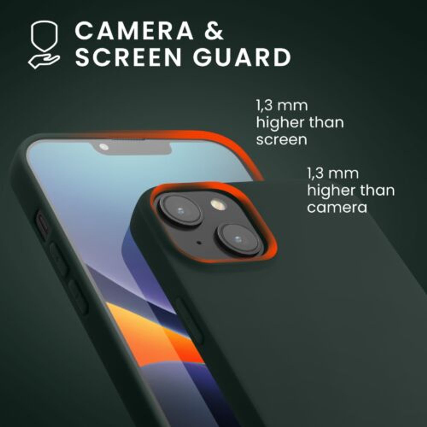 Husa Kwmobile pentru Apple iPhone 14 Plus, Silicon, Verde, 59076.169 fotografia produsului View 6 L