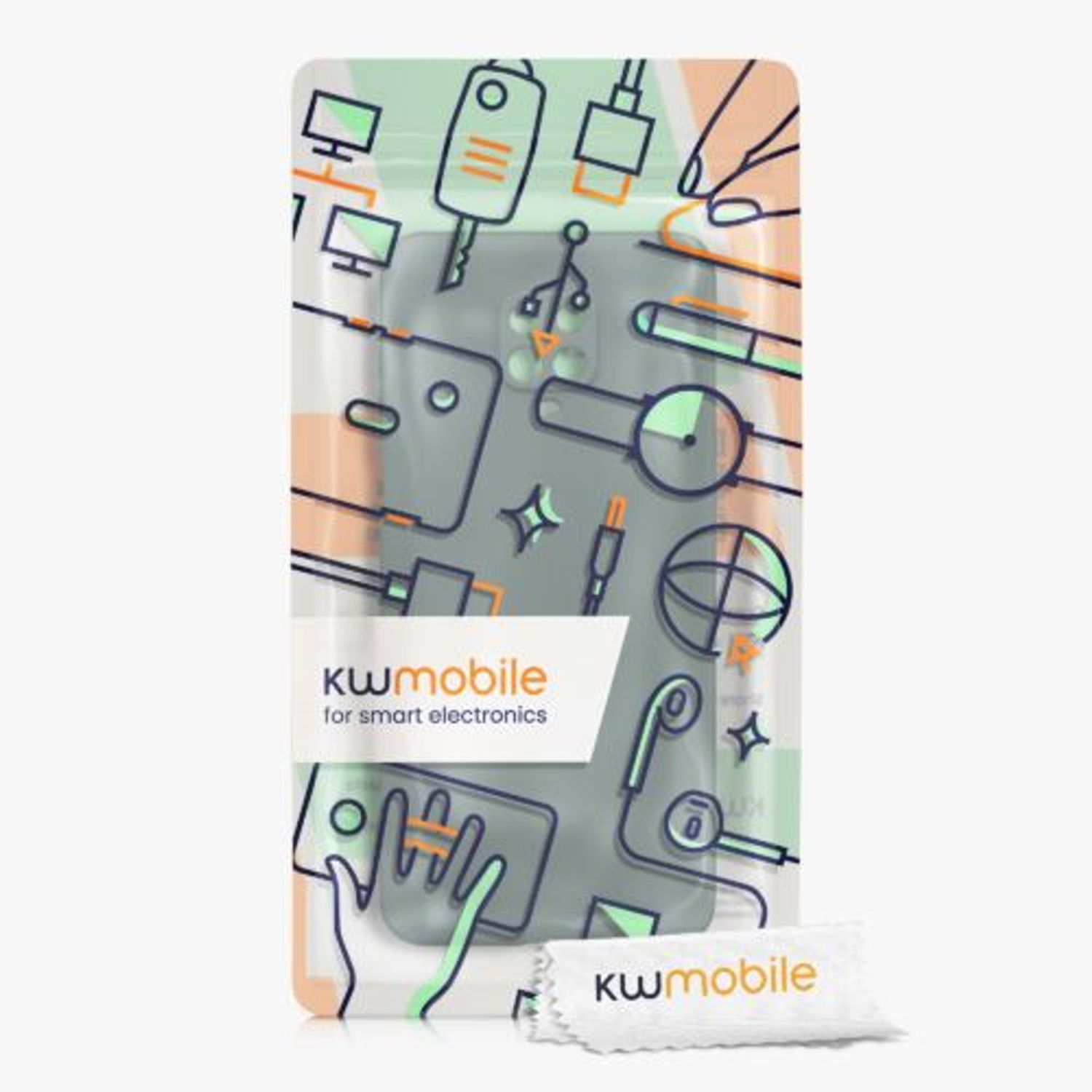 Husa Kwmobile pentru Xiaomi Redmi Note 9S/Redmi Note 9 Pro/Redmi Note 9 Pro Max, Silicon, Verde, 56562.171 fotografia produsului View 6 L