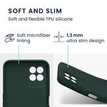 Husa Kwmobile pentru Realme 8i, Silicon, Verde, 58293.169 fotografia produsului View 4 S