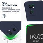 Husa Kwmobile pentru OPPO Find X5 Lite, Silicon, Albastru, 57633.186 fotografia produsului View 3 S