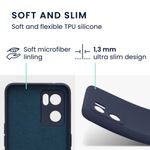 Husa Kwmobile pentru OPPO Find X5 Lite, Silicon, Albastru, 57633.186 fotografia produsului View 2 S