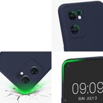 Husa Kwmobile pentru OPPO Find X5 Lite, Silicon, Albastru, 57633.186 fotografia produsului View 7 S
