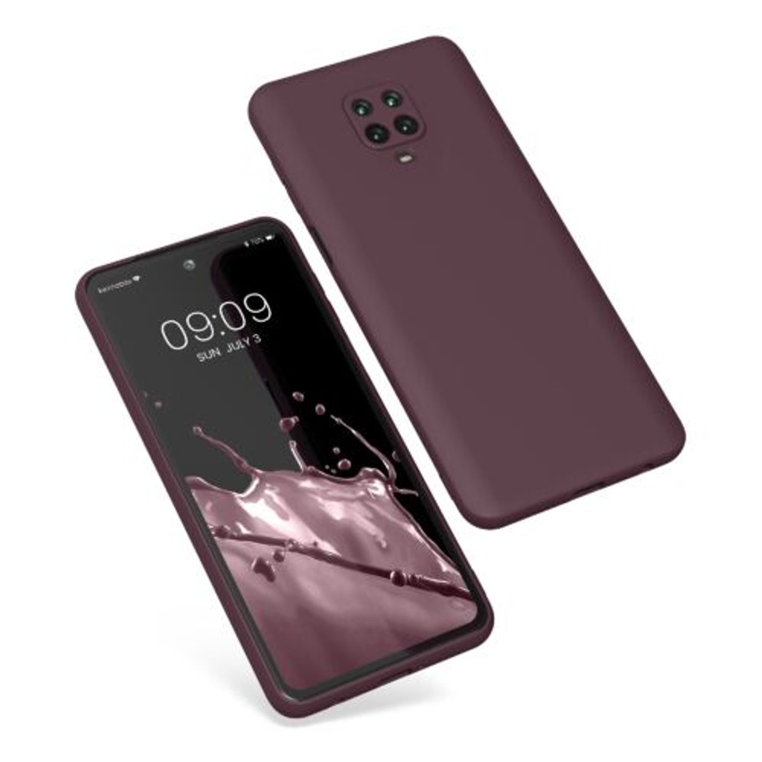 Husa Kwmobile pentru Xiaomi Redmi Note 9S/Redmi Note 9 Pro/Redmi Note 9 Pro Max, Silicon, Violet, 56562.190 fotografia produsului