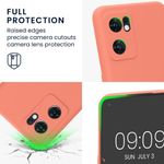 Husa Kwmobile pentru OPPO Find X5 Lite, Silicon, Coral, 57633.103 fotografia produsului View 3 S