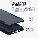 Husa Kwmobile pentru Apple iPhone 12/iPhone 12 Pro, Silicon, Albastru, 59196.17 fotografia produsului View 2 S