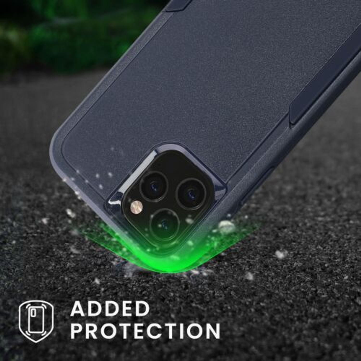 Husa Kwmobile pentru Apple iPhone 12/iPhone 12 Pro, Silicon, Albastru, 59196.17 fotografia produsului View 3 L