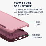 Husa Kwmobile pentru Apple iPhone 12/iPhone 12 Pro, Silicon, Roz, 59196.10 fotografia produsului View 2 S