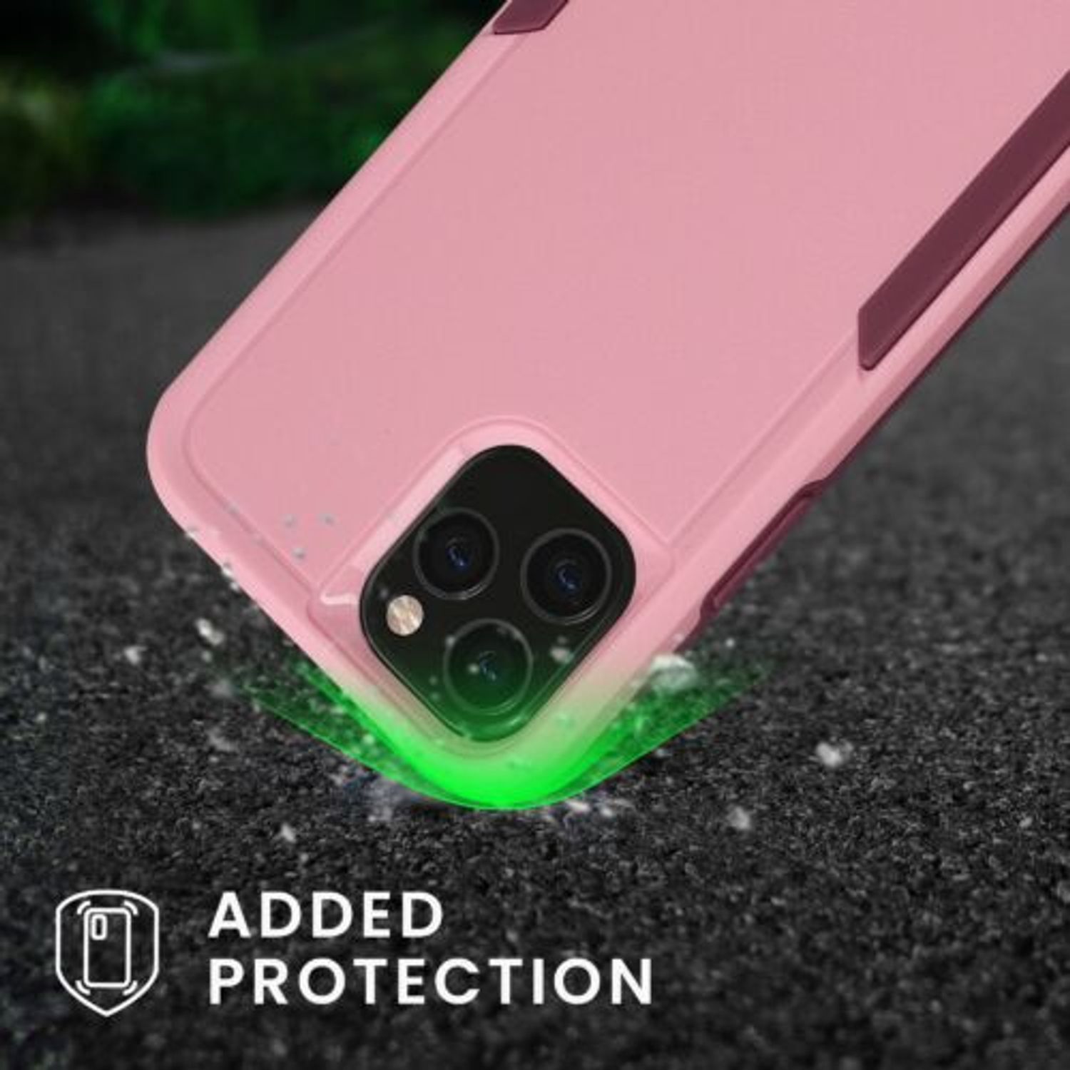 Husa Kwmobile pentru Apple iPhone 12/iPhone 12 Pro, Silicon, Roz, 59196.10 fotografia produsului View 3 L