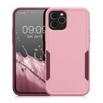 Husa Kwmobile pentru Apple iPhone 12/iPhone 12 Pro, Silicon, Roz, 59196.10 fotografia produsului