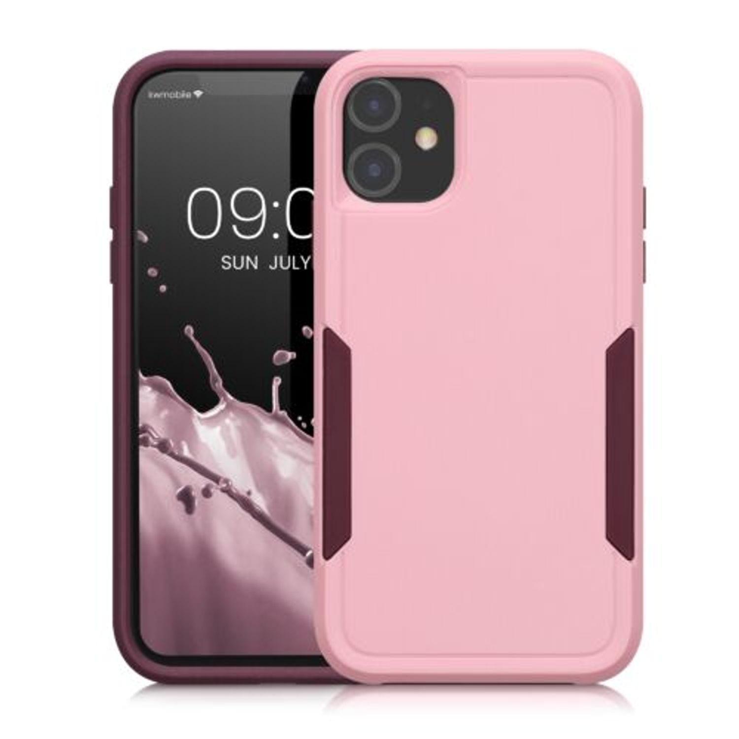 Husa Kwmobile pentru Apple iPhone 11, Silicon, Roz, 59194.10 fotografia produsului