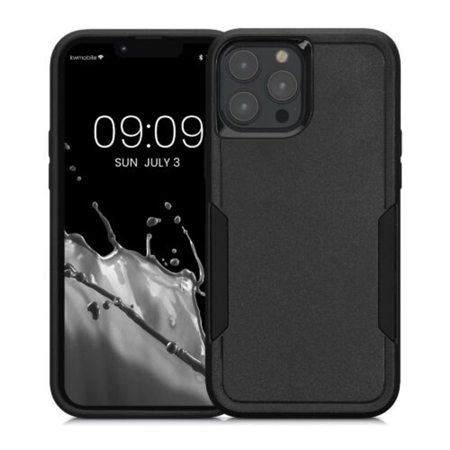 Husa Kwmobile pentru Apple iPhone 13 Pro Max, Silicon, Negru, 59200.01 fotografia produsului