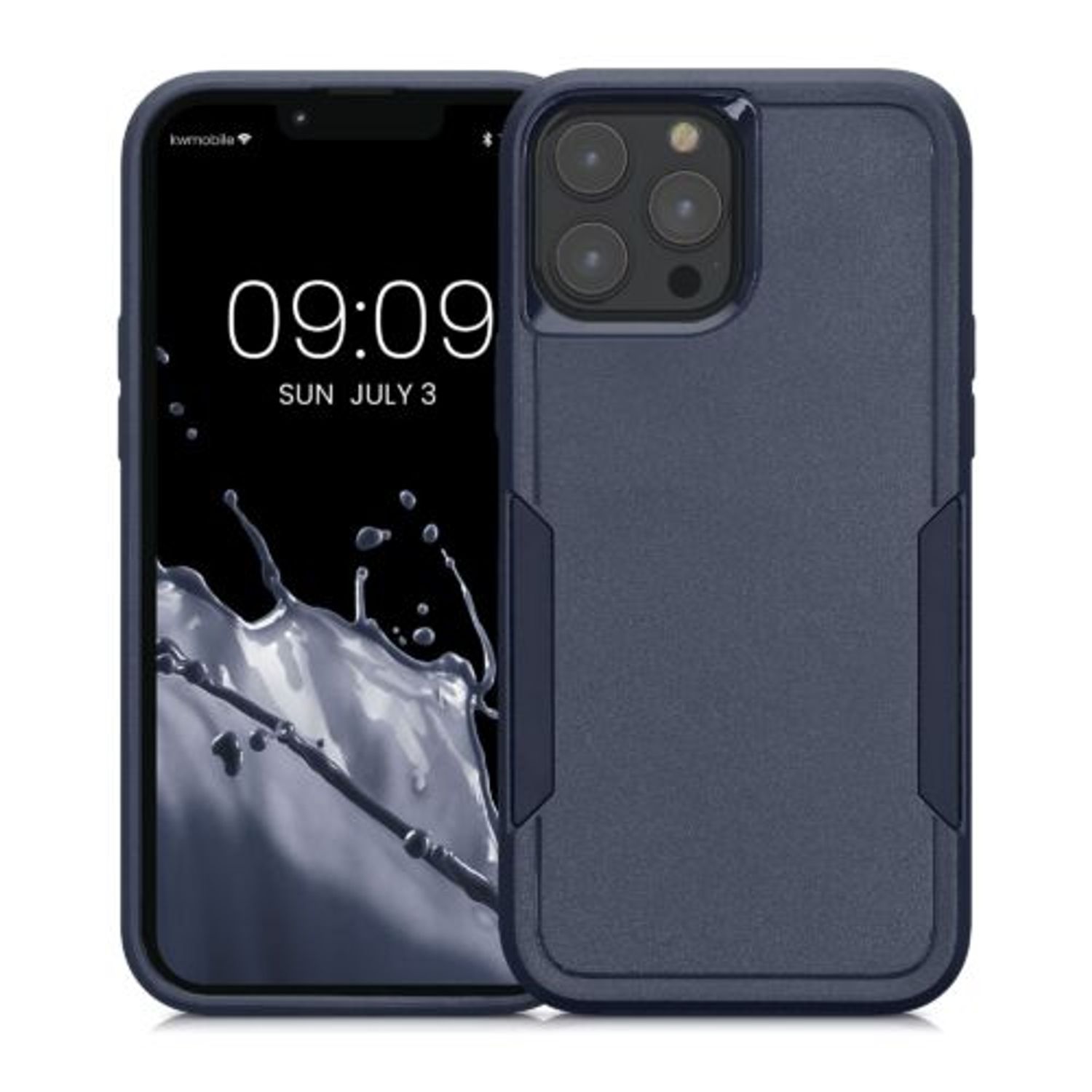 Husa Kwmobile pentru Apple iPhone 13 Pro Max, Silicon, Albastru, 59200.17 fotografia produsului