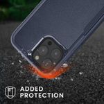 Husa Kwmobile pentru Apple iPhone 13 Pro Max, Silicon, Albastru, 59200.17 fotografia produsului View 3 S
