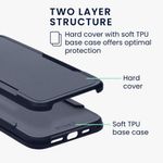 Husa Kwmobile pentru Apple iPhone 13 Pro Max, Silicon, Albastru, 59200.17 fotografia produsului View 2 S