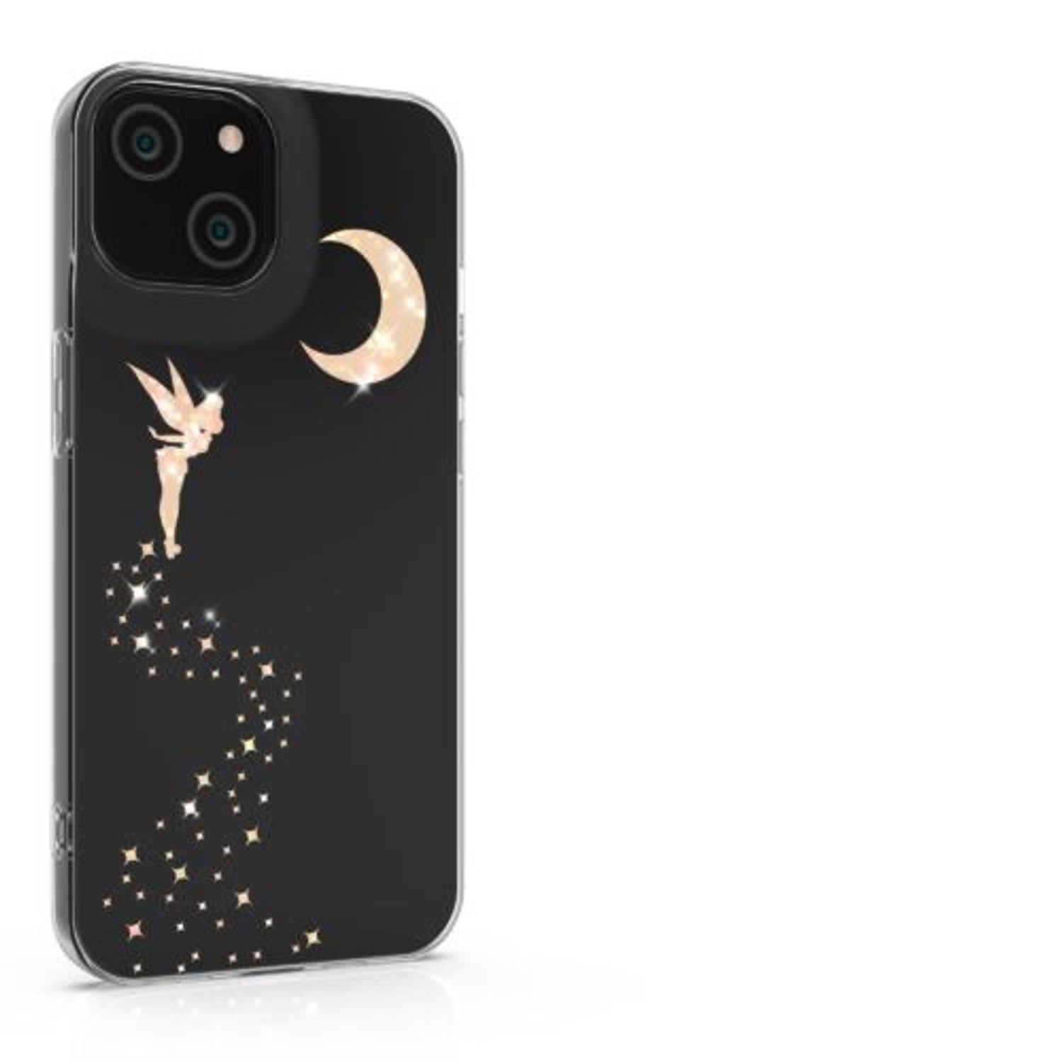 Husa Kwmobile pentru Apple iPhone 14, Silicon, Transparent/Auriu, 59204.02 fotografia produsului View 2 L