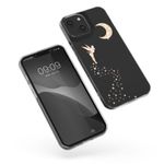 Husa Kwmobile pentru Apple iPhone 14, Silicon, Transparent/Auriu, 59204.02 fotografia produsului