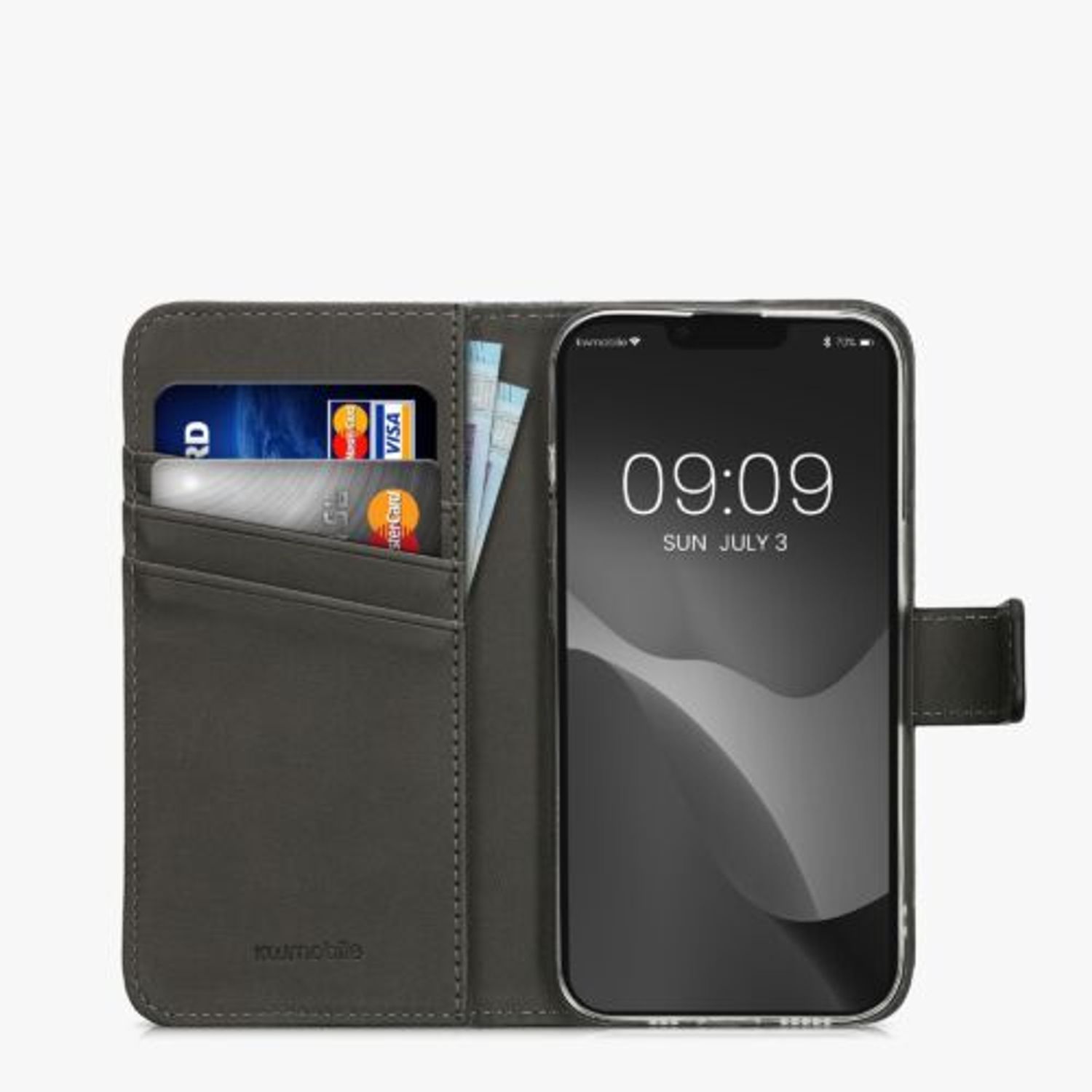 Husa Kwmobile pentru Apple iPhone 14, Piele ecologica, Multicolor, 59208.01 fotografia produsului View 8 L