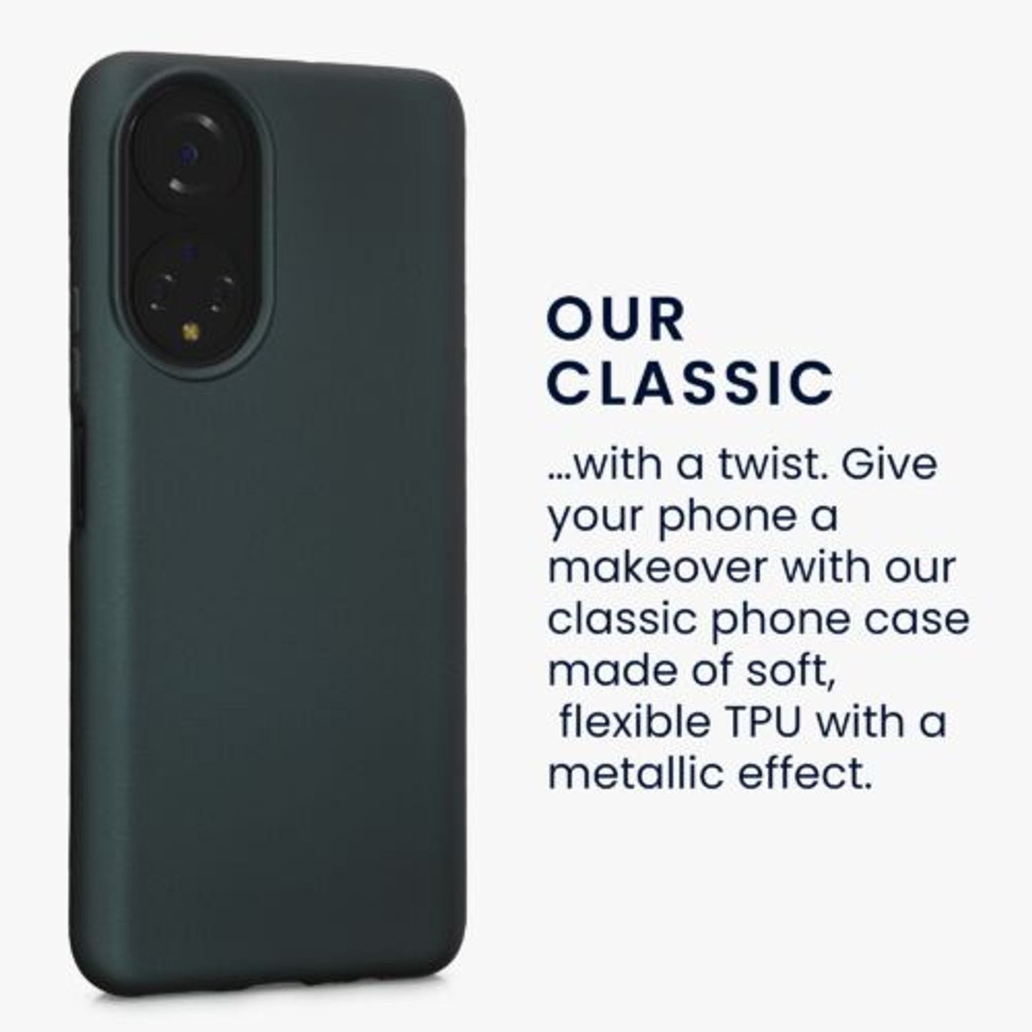 Husa Kwmobile pentru Honor X7, Silicon, Verde, 59203.14 fotografia produsului View 4 L