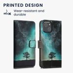 Husa Kwmobile pentru Apple iPhone 14, Piele ecologica, Multicolor, 59208.01 fotografia produsului View 2 S