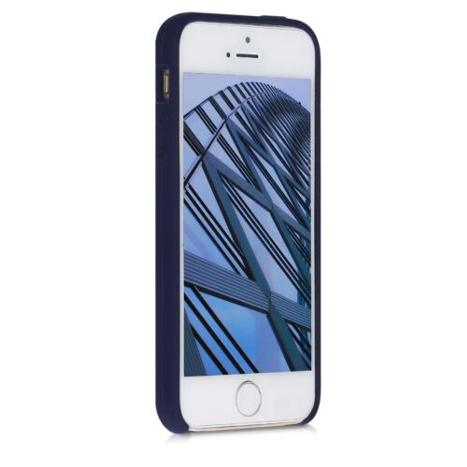 Husa pentru Apple iPhone 5/iPhone 5s/iPhone SE, Silicon, Albastru, 42766.182 fotografia produsului View 3 L