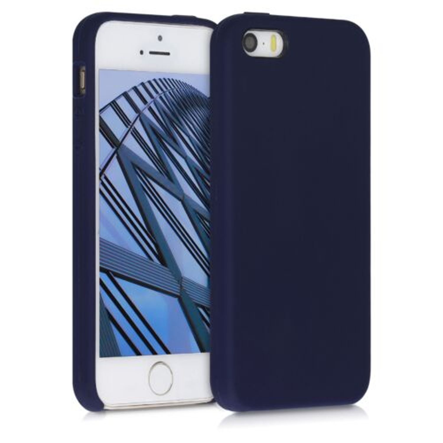 Husa pentru Apple iPhone 5/iPhone 5s/iPhone SE, Silicon, Albastru, 42766.182 fotografia produsului