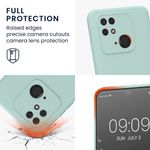 Husa Kwmobile pentru Xiaomi Redmi 10C, Silicon, Verde, 59229.200 fotografia produsului View 3 S