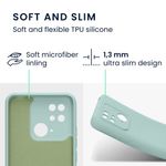Husa Kwmobile pentru Xiaomi Redmi 10C, Silicon, Verde, 59229.200 fotografia produsului View 2 S