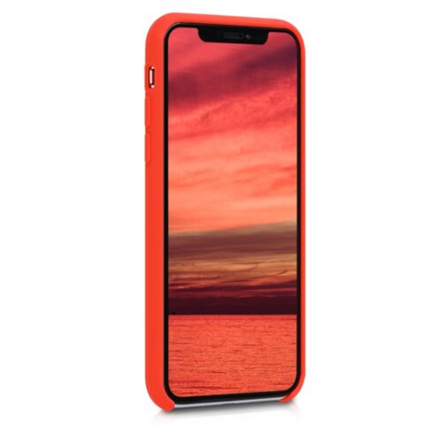 Husa pentru Apple iPhone X/iPhone XS, Silicon, Rosu, 46313.164 fotografia produsului View 4 L