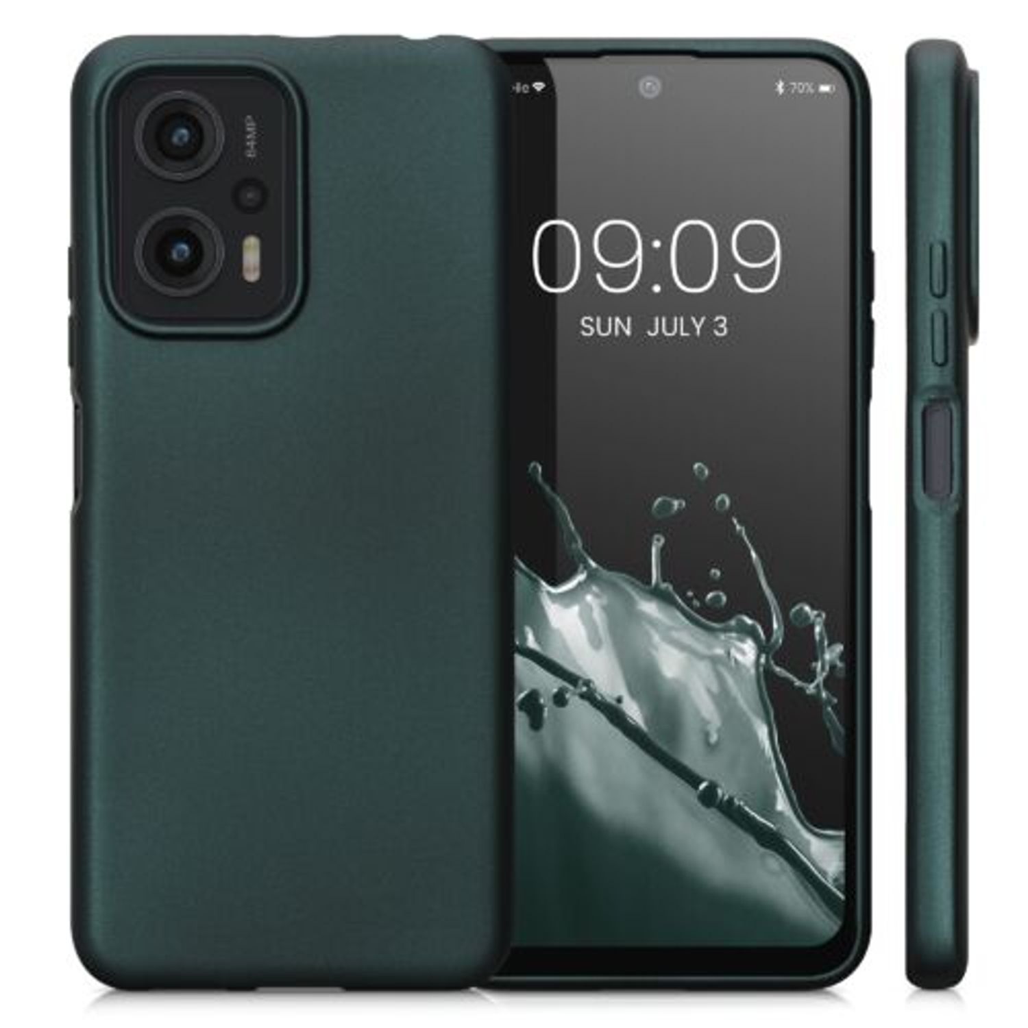Husa Kwmobile pentru Xiaomi Poco X4 GT, Silicon, Verde, 59249.14 fotografia produsului