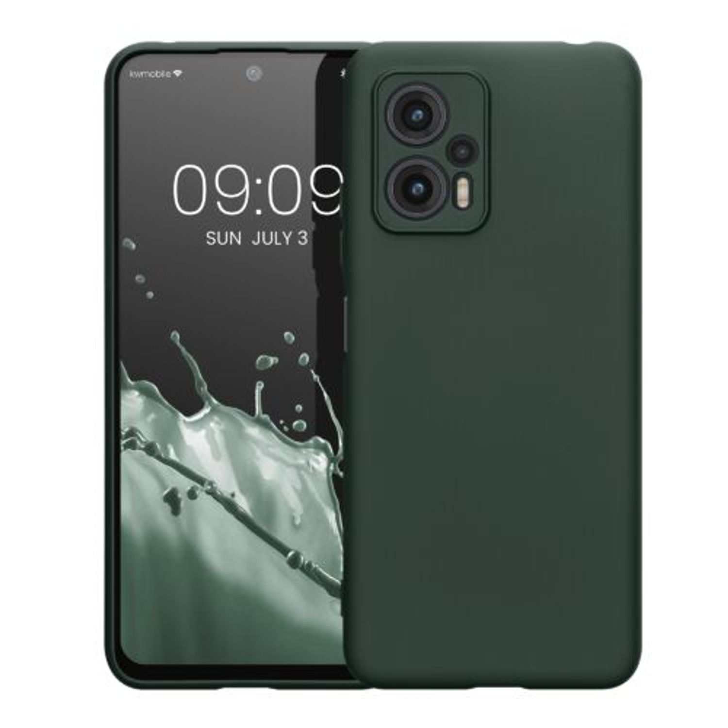 Husa Kwmobile pentru Xiaomi Poco X4 GT, Silicon, Verde, 59248.169 fotografia produsului