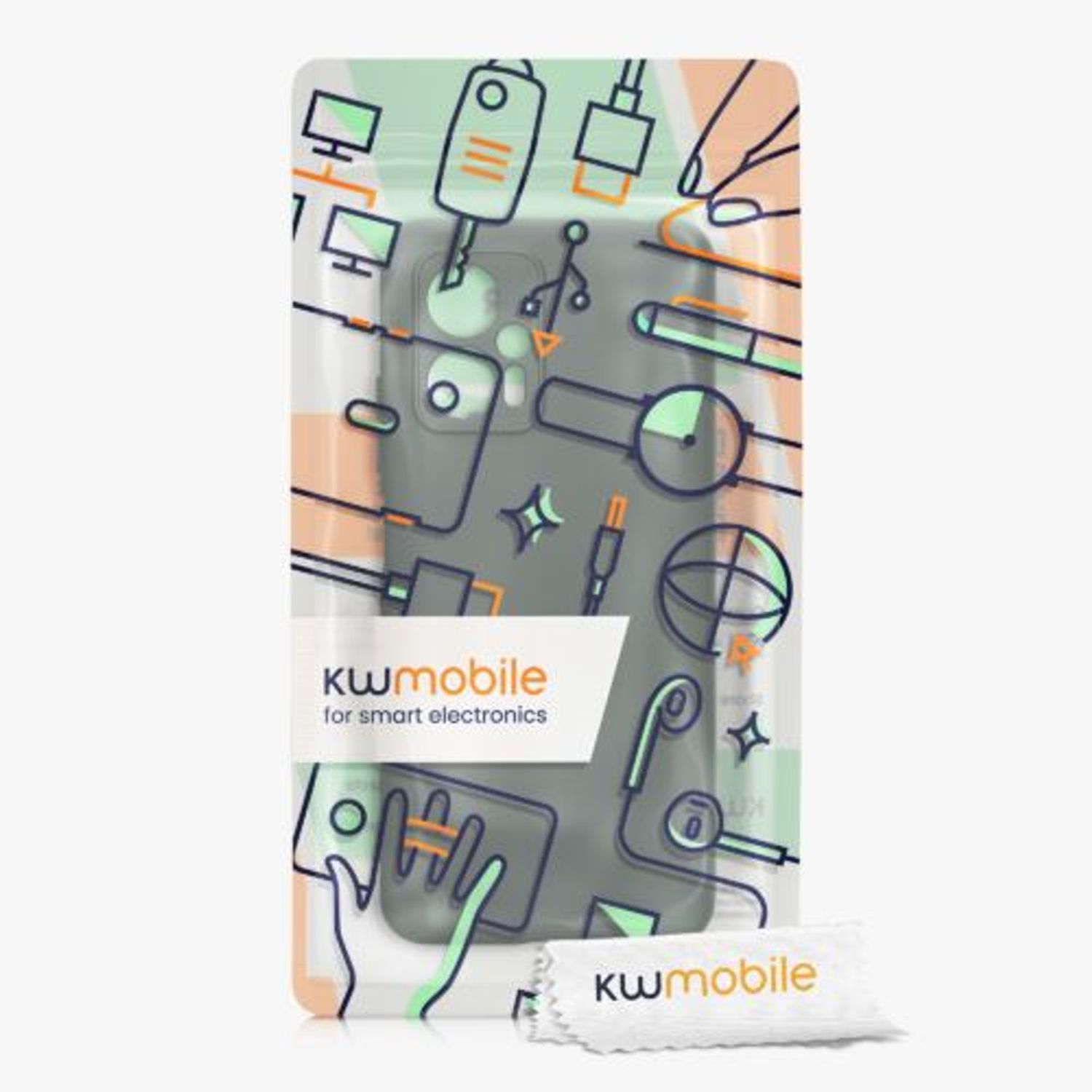 Husa Kwmobile pentru Xiaomi Poco X4 GT, Silicon, Verde, 59248.169 fotografia produsului View 6 L